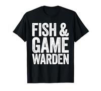 Camiseta de guardián de Peces y Caza para Adultos, niños, Hombres, Mujeres, Disfraz de cárcel Camiseta