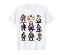 Camiseta de Halloween Bigfoot - Grupo de Disfraces de Sasquatch Cryptid Camiseta