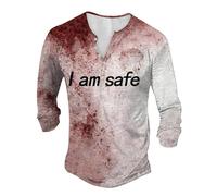 Camiseta de Halloween con texto en inglés "Im Fine Bloody Splatter Bloody Halloween Im Fine Costume The Problem Problem Resolved Humor Comedia Retro Muy Divertidas Camisetas de tela, rosa, XXL