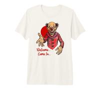 Camiseta de Halloween Welcome In Scary Horror Evil Clown Camiseta Premium