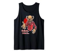 Camiseta de Halloween Welcome In Scary Horror Evil Clown Camiseta sin Mangas