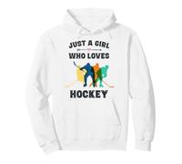 Camiseta de Hockey para niñas Adolescentes, Camiseta de Hockey Vintage Divertida Sudadera con Capucha