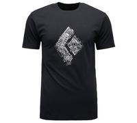 Camiseta de hombre Black Diamond M Engineered Diamond Ss Tee Talla: M / Color: negro