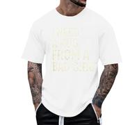 Camiseta de hombre, camiseta estampada humorística I Would Like to Apologize to Anyone I Have Not Offended, camiseta de estilo Sportswear cómoda Casual Transpirable para uso diario, Blanco50, XL