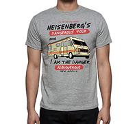 Camiseta de Hombre Coche Divertida Retro 80 Breaking Bad Heisenberg 013 S