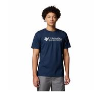 Camiseta de hombre Columbia CSC Basic Logo Tee Talla: L / Color: azul/verde