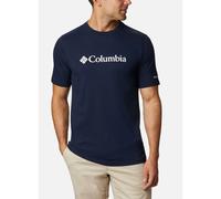 Columbia CSC Basic Logo Short Sleeve, Camiseta De Manga Corta para Hombre, Collegiate Navy/White, Talla XXL