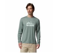 Columbia - Camiseta con estampado de manga larga Parsons Point™ - Verde - Talla XL - Hombre