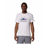 Camiseta de hombre Columbia Path Lake™ Graphic Tee II Talla: M / Color: blanco/voileta