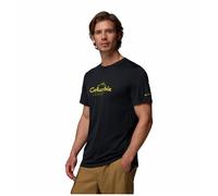 Camiseta de hombre Columbia Zero Rules™ Light SS Graphic Crew Talla: L / Color: negro