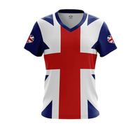 Camiseta de Hombre con Bandera: cómoda Camiseta de poliéster con Bandera Nacional Estampada. Camiseta de Orgullo Nacional para Hombre, Desfile del Orgullo, Festival o Verano Cotidiano.