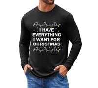 Camiseta de hombre con estampado gráfico casual suave diario manga corta cuello redondo alto moderno, A-le negro, 3XL