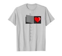 Camiseta de hombre de hojalata con forma de corazón, disfraz de Halloween de Oz Camiseta
