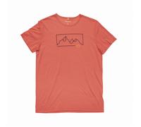Camiseta de hombre Devold Active "Outline" Tee Man Talla: M / Color: rojo/naranja