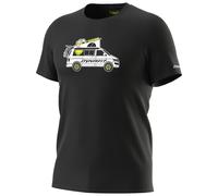 Camiseta de hombre Dynafit Graphic Co M S/S Tee Talla: M / Color: negro/amarillo