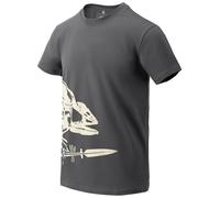 Camiseta de hombre Helikon-Tex T-Shirt (Full Body Skeleton) Talla: XL / Color: gris