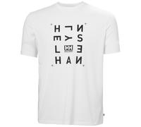 Camiseta de hombre Helly Hansen Skog Graphic T-Shirt Talla: XL / Color: blanco/negro