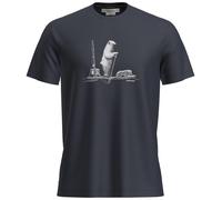Camiseta de hombre Icebreaker M Mer 150 Tech Lite SS T Pol Paddle Talla: L / Color: azul oscuro