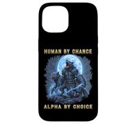 Camiseta de Hombre Lobo Alpha by Choice Horror Goth Graphic Meme Carcasa para iPhone 15