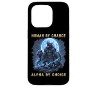 Camiseta de Hombre Lobo Alpha by Choice Horror Goth Graphic Meme Carcasa para iPhone 15 Pro