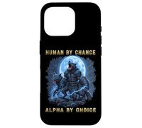 Camiseta de Hombre Lobo Alpha by Choice Horror Goth Graphic Meme Carcasa para iPhone 16 Pro