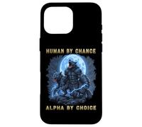 Camiseta de Hombre Lobo Alpha by Choice Horror Goth Graphic Meme Carcasa para iPhone 16 Pro MAX