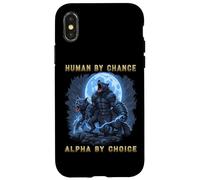 Camiseta de Hombre Lobo Alpha by Choice Horror Goth Graphic Meme Carcasa para iPhone X/XS