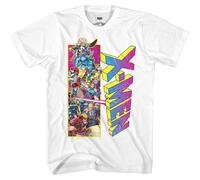 Camiseta De Hombre Marvel X-Men De Los 90 Wolverine Gambit Rogue Cyclopes