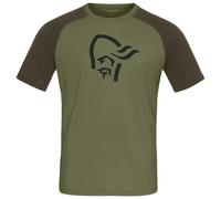 Camiseta de hombre Norrona femund pureUll T-shirt Talla: L / Color: oliva