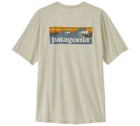 Camiseta de hombre Patagonia Men's Capilene Cool Daily Shirt - Boardshort Logo Talla: XL / Color: beige