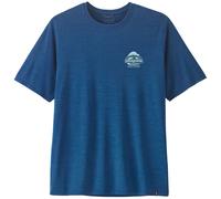 Patagonia Camiseta Capilene Cool Daily Shirt - Great Waves azul XL
