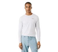Pepe Jeans Camiseta Original Basic para hombre Slim Fit manga larga Blanco L