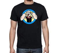 Camiseta de Hombre Popeye Cocoliso Espinacas Brutus 019 XL