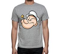 Camiseta de Hombre Popeye Espinacas Cocoliso Bluto Olivia XL
