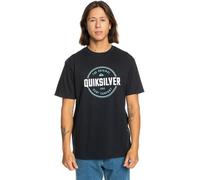 Camiseta De Hombre Quiksilver Circle Up Negra EQYZT07680 KVJ0 S - XL RRP £20