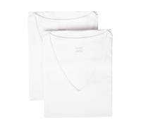 Camiseta de hombre RAGNO manga corta cuello en pico borde bajo pack de 2 piezas