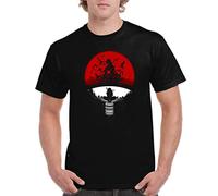 Camiseta de Hombre Shuriken Manga Anime Zorro Nueve Colas 012 XXL