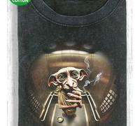 Camiseta de hombre Smoking Dobby en ascensor, meme , 230G Pure, ropa para hombre, estilo vintage desgastado, regalo para hombre, casual y vacaciones