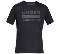 Under Armour Camiseta Hombre Team Issue Wordmark – manga corta funcional – negro/plata XL