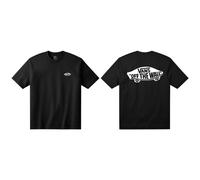 Vans Camiseta Double Standard SS Hombre Negro/Blanco Talla L