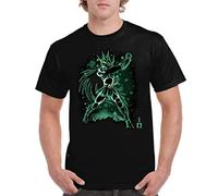 Camiseta de Hombre Zodiaco Saint Caballeros Manga Anime Dragon Pegaso Leo 013 3XL