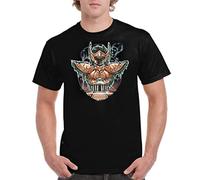 Camiseta de Hombre Zodiaco Saint Caballeros Manga Anime Dragon Pegaso Leo 014 S