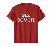 Camiseta de Humor con Memes de Six Seven 67, Divertida Tendencia Viral, generación Alfa Camiseta