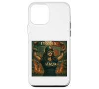 Camiseta de Italia para hombre y mujer, diseño de bandera italiana Carcasa para iPhone 12 mini