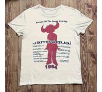 Camiseta de Jamiroquai Vintage 50.39 metros Return of | Logotipo oficial de y diseño de de canciones, Camiseta de unisex de , Regalo casual para fans, Cuello , larga, Tejido ligeramente elástico