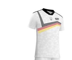 Camiseta de jogging de Nivea; con inscripción en alemán "Gib Mir 5", talla del fabricante: M