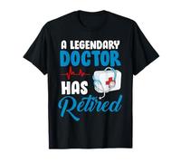 Camiseta de jubilación de médico jubilado para médico jubilado MD Camiseta