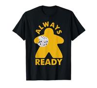 Camiseta de juego de mesa Meeple Always Ready Shirt Camiseta