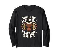 Camiseta de juego This Is My Djembe Manga Larga