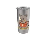 Camiseta de jugador Rugby Rhino 1 Vaso térmico de acero inoxidable de doble pared